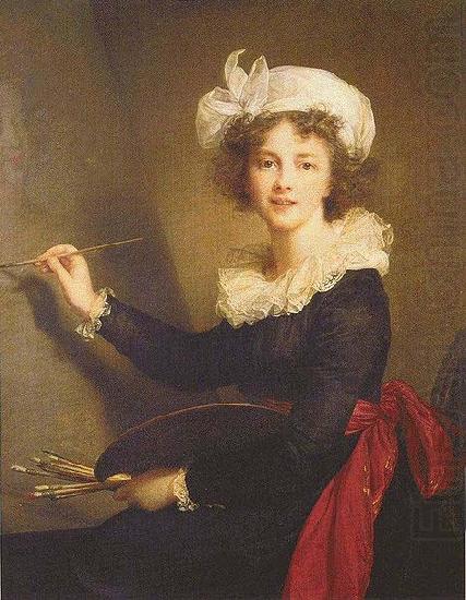 Self portrait, painted at Florence,, Elisabeth Louise Viegg-Le Brun